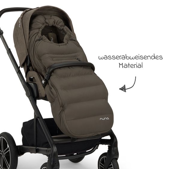 Nuna 2-tlg. Winter-Kinderwagen-Set mit Fußsack & Handschuhe - Pistachio