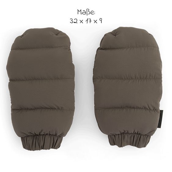 Nuna 2-tlg. Winter-Kinderwagen-Set mit Fußsack & Handschuhe - Pistachio