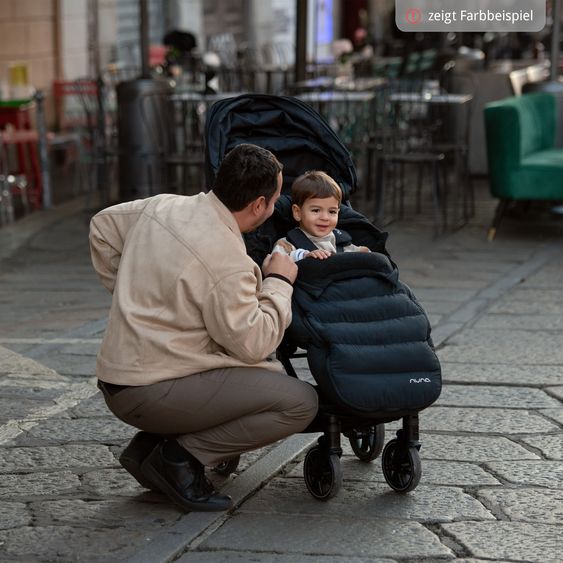 Nuna 2-tlg. Winter-Kinderwagen-Set mit Fußsack & Handschuhe - Pistachio