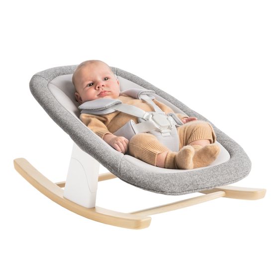 Nuna 2in1 Hochstuhlaufsatz & Wippe für BRYN von Geburt - 6 Monate (bis 9 kg) - Heritage