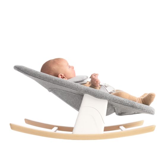 Nuna 2in1 Hochstuhlaufsatz & Wippe für BRYN von Geburt - 6 Monate (bis 9 kg) - Heritage