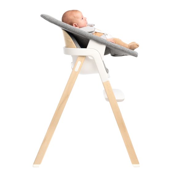 Nuna 2in1 Hochstuhlaufsatz & Wippe für BRYN von Geburt - 6 Monate (bis 9 kg) - Heritage