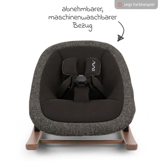 Nuna 2in1 Hochstuhlaufsatz & Wippe für BRYN von Geburt - 6 Monate (bis 9 kg) - Sanderson