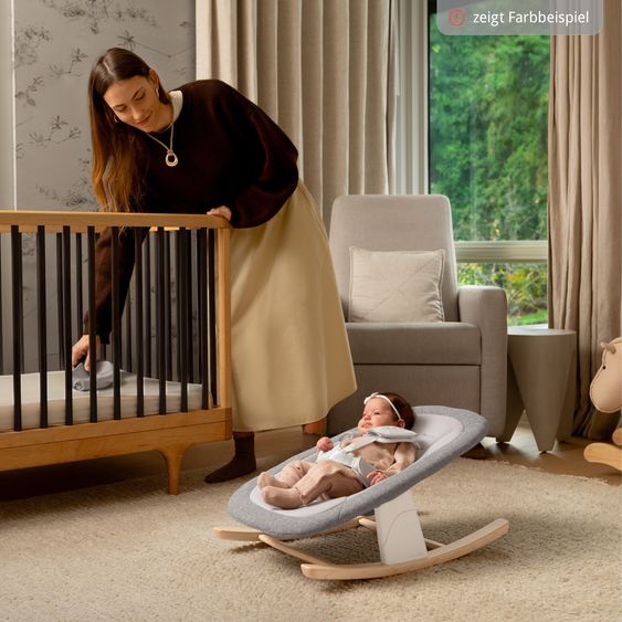 Nuna 2in1 Hochstuhlaufsatz & Wippe für BRYN von Geburt - 6 Monate (bis 9 kg) - Sanderson