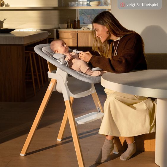 Nuna 2in1 Hochstuhlaufsatz & Wippe für BRYN von Geburt - 6 Monate (bis 9 kg) - Sanderson