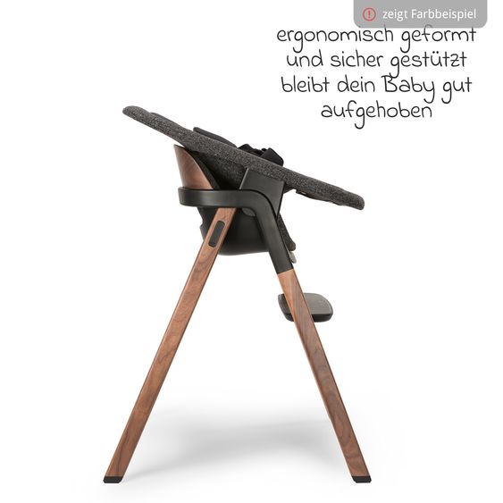 Nuna 2in1 Hochstuhlaufsatz & Wippe für BRYN von Geburt - 6 Monate (bis 9 kg) - Sanderson