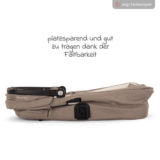 Nuna 2in1 Kombi-Kinderwagen-Set DEMI next bis 22 kg mit Babywanne, Adapter, Regenschutz & Spieltier - Cedar