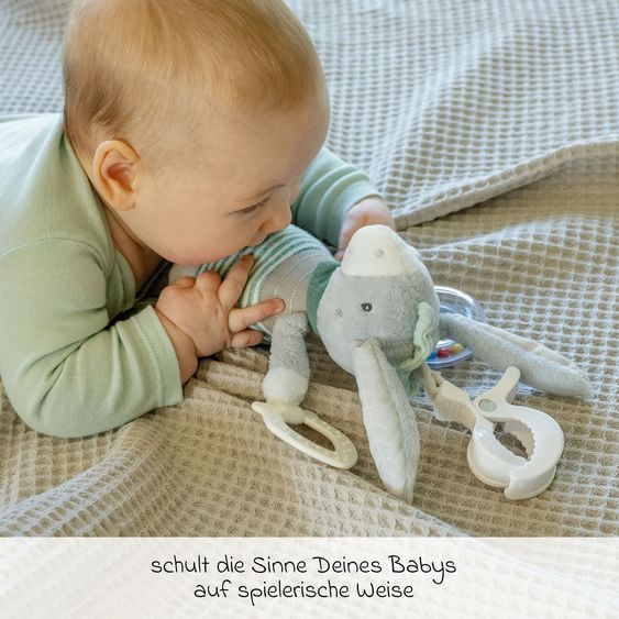 Nuna 2in1 Kombi-Kinderwagen-Set MIXX next bis 22 kg mit Babywanne, Adapter, Kniedecke, Regenschutz & Spieltier - Biscotti