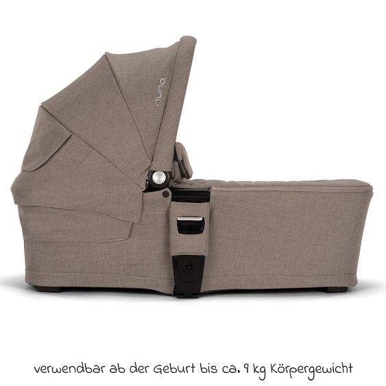 Nuna 2in1 Kombi-Kinderwagen-Set MIXX next bis 22 kg mit Babywanne, Adapter, Kniedecke, Regenschutz & Spieltier - Cedar