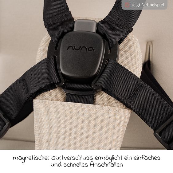 Nuna 2in1 Kombi-Kinderwagen-Set SWIV bis 22 kg mit Babywanne, Adapter, Transporttasche, Getränkehalter, Regenschutz & Spieltier - Granite