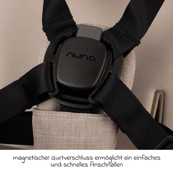 Nuna 2in1 Kombi-Kinderwagen-Set TRIV next bis 22 kg mit Babywanne, Adapter, Regenschutz & Spieltier - Biscotti