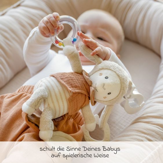 Nuna 2in1 Kombi-Kinderwagen-Set TRIV next bis 22 kg mit Babywanne, Adapter, Regenschutz & Spieltier - Biscotti