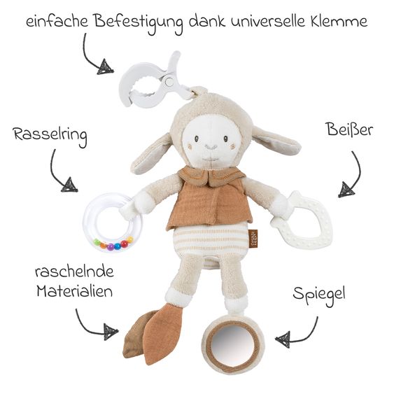 Nuna 2in1 Kombi-Kinderwagen-Set TRIV next bis 22 kg mit Babywanne, Adapter, Regenschutz & Spieltier - Biscotti