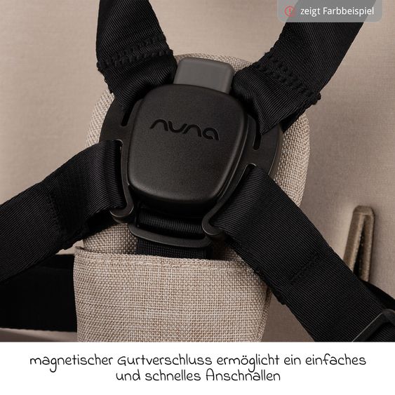 Nuna 2in1 Kombi-Kinderwagen-Set TRIV next bis 22 kg mit Babywanne, Adapter, Regenschutz & Spieltier - Caviar