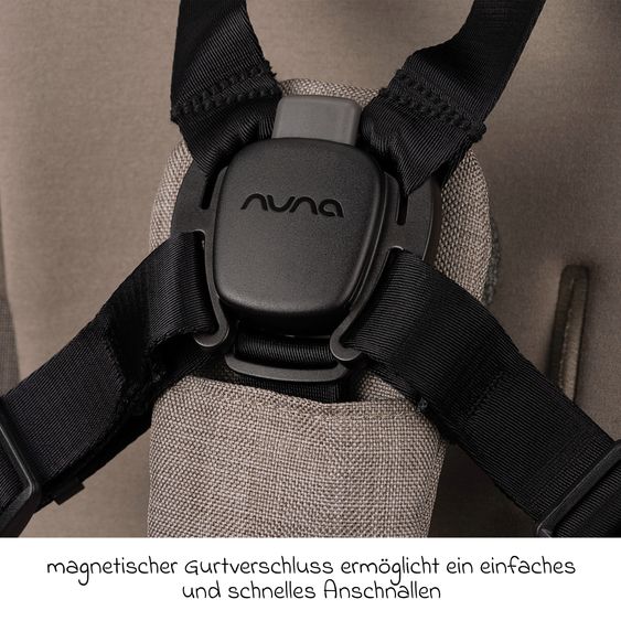Nuna 2in1 Kombi-Kinderwagen-Set TRIV next bis 22 kg mit Babywanne, Adapter, Regenschutz & Spieltier - Cedar