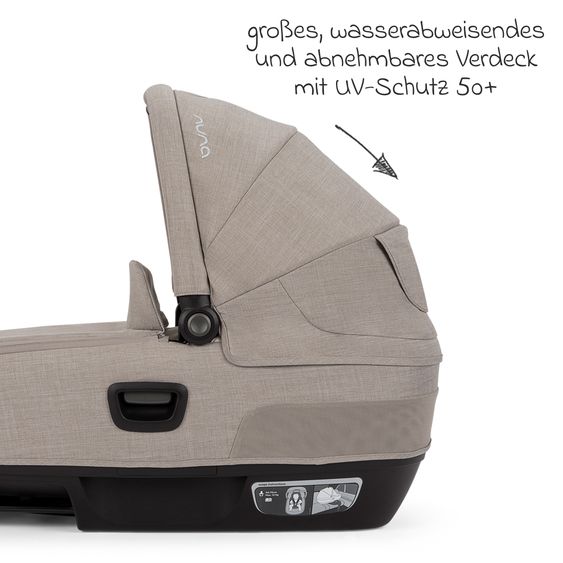 Nuna Navicella auto per neonati CARI next utilizzabile in auto e sul passeggino - Chateau