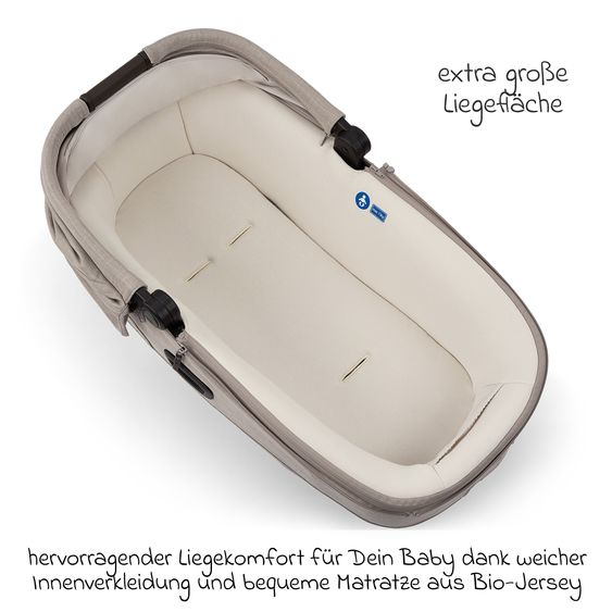 Nuna Navicella auto per neonati CARI next utilizzabile in auto e sul passeggino - Chateau