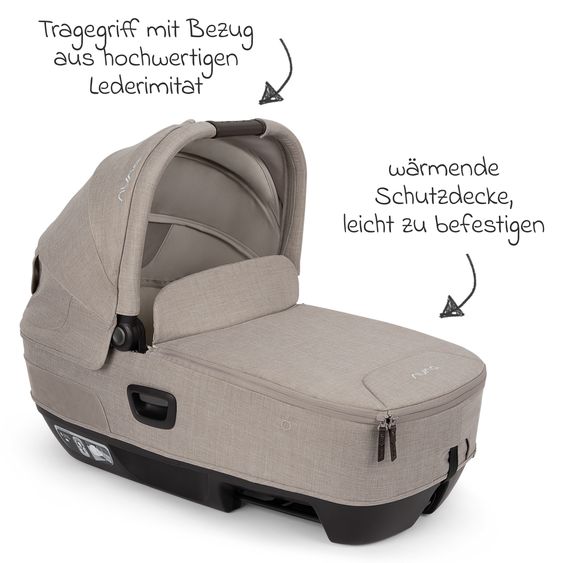 Nuna Navicella auto per neonati CARI next utilizzabile in auto e sul passeggino - Chateau