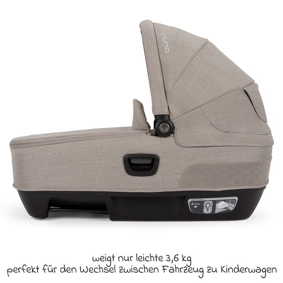 Nuna Navicella auto per neonati CARI next utilizzabile in auto e sul passeggino - Chateau