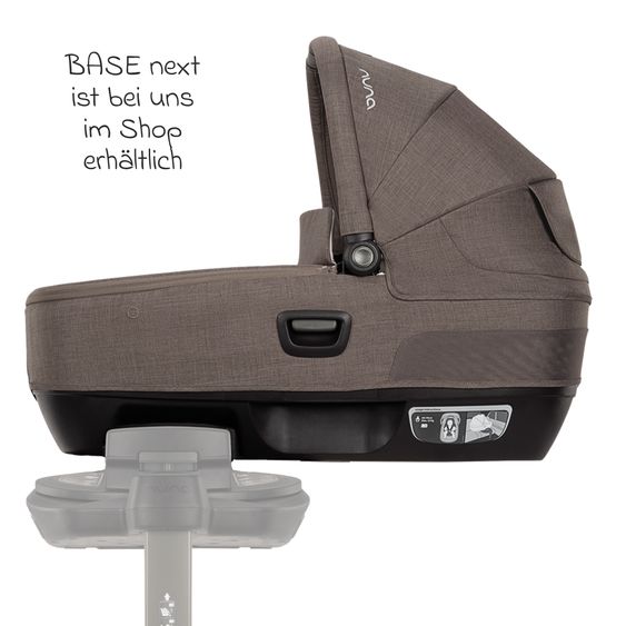 Nuna Navicella auto per neonati CARI next utilizzabile in auto e sul passeggino - Castagna