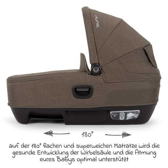 Nuna Navicella auto per neonati CARI next utilizzabile in auto e sul passeggino - Pistacchio