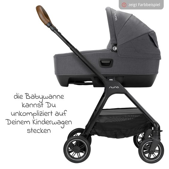 Nuna Navicella auto per neonati CARI next utilizzabile in auto e sul passeggino - Pistacchio