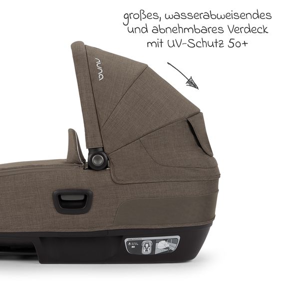 Nuna Navicella auto per neonati CARI next utilizzabile in auto e sul passeggino - Pistacchio