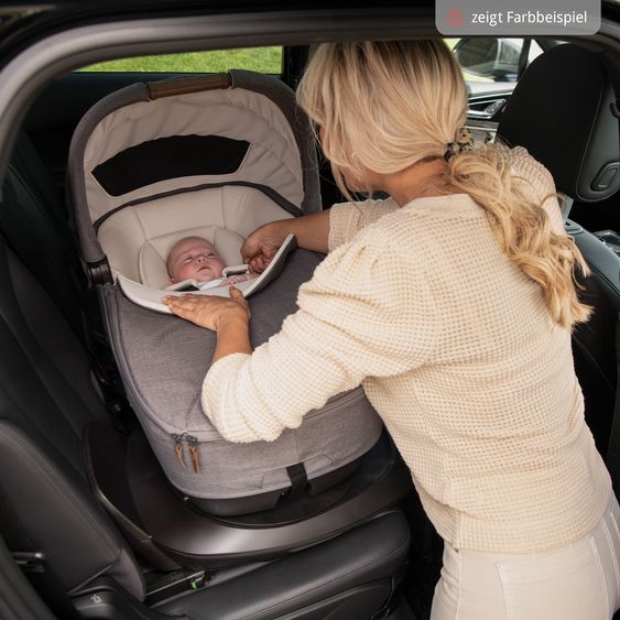 Nuna Navicella auto per neonati CARI next utilizzabile in auto e sul passeggino - Pistacchio