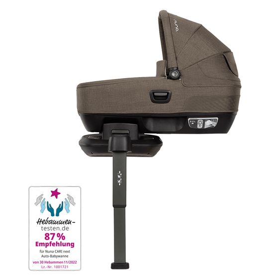 Nuna Navicella auto per neonati CARI next utilizzabile in auto e sul passeggino - Pistacchio