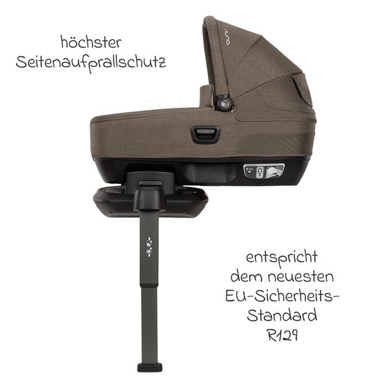 Nuna Navicella auto per neonati CARI next utilizzabile in auto e sul passeggino - Pistacchio