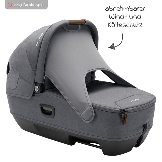 Nuna Navicella auto per neonati CARI next utilizzabile in auto e sul passeggino - Thunder