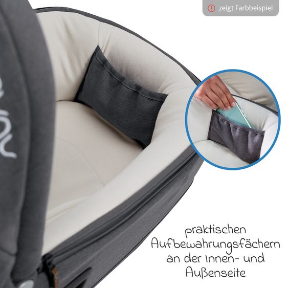 Nuna Navicella auto per neonati CARI next utilizzabile in auto e sul passeggino - Thunder