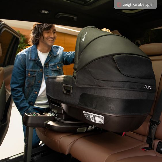 Nuna Navicella auto per neonati CARI next utilizzabile in auto e sul passeggino - Thunder