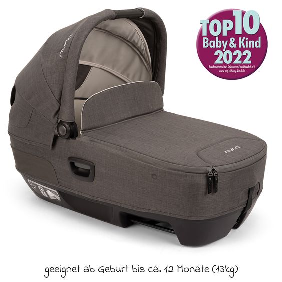 Nuna Navicella auto per neonati CARI next utilizzabile in auto e sul passeggino - Thunder