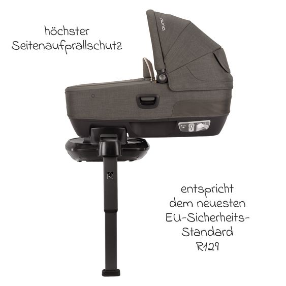 Nuna Navicella auto per neonati CARI next utilizzabile in auto e sul passeggino - Thunder