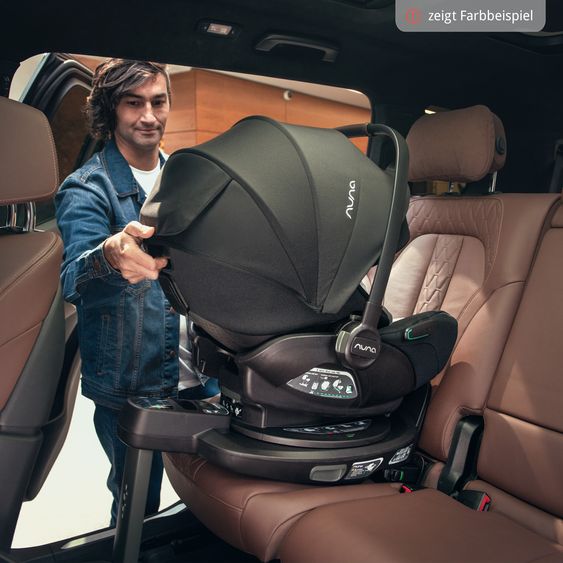 Nuna Seggiolino auto ARRA flex i-Size dalla nascita fino a 13 kg (40 cm - 87 cm) posizione reclinabile 157° incluso riduttore di seduta e capottina solo 3,9 kg - Biscotti