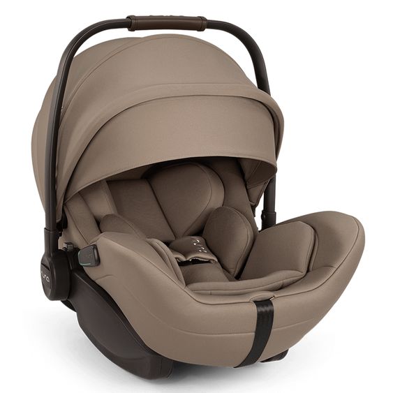 Nuna Babyschale ARRA flex i-Size ab Geburt bis 13 kg (40 cm - 87 cm) Liegeposition 157° inkl. Sitzverkleinerer & Sonnenverdeck nur 3,9 kg - Cedar