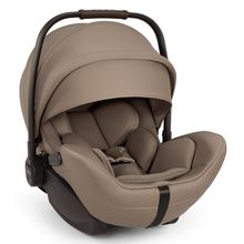 ARRA flex i-Size infant car seat from birth to 13 kg (40 cm - 87 cm) reclining position 157° incl. seat reducer & sun canopy only 3.9 kg - Cedar