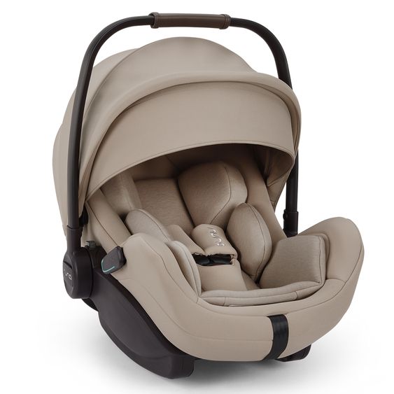 Nuna Babyschale ARRA flex i-Size ab Geburt bis 13 kg (40 cm - 87 cm) Liegeposition 157° inkl. Sitzverkleinerer & Sonnenverdeck nur 3,9 kg - Chateau