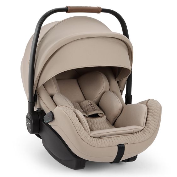 Nuna Babyschale ARRA flex i-Size ab Geburt bis 13 kg (40 cm - 87 cm) Liegeposition 157° inkl. Sitzverkleinerer & Sonnenverdeck nur 3,9 kg - Cosmopolitan