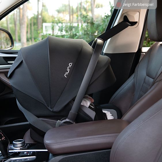 Nuna Babyschale ARRA flex i-Size ab Geburt bis 13 kg (40 cm - 87 cm) Liegeposition 157° inkl. Sitzverkleinerer & Sonnenverdeck nur 3,9 kg - Cosmopolitan