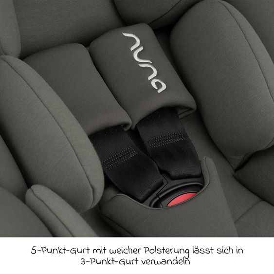 Nuna Babyschale ARRA flex i-Size ab Geburt bis 13 kg (40 cm - 87 cm) Liegeposition 157° inkl. Sitzverkleinerer & Sonnenverdeck nur 3,9 kg - Pine