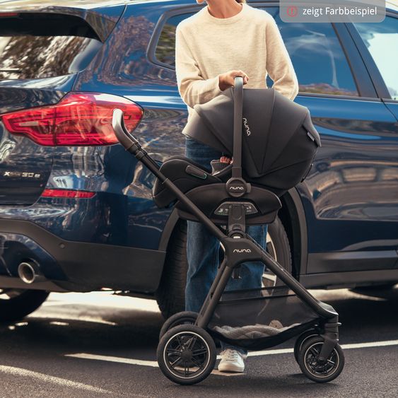 Nuna Babyschale ARRA flex i-Size ab Geburt bis 13 kg (40 cm - 87 cm) Liegeposition 157° inkl. Sitzverkleinerer & Sonnenverdeck nur 3,9 kg - Pistachio