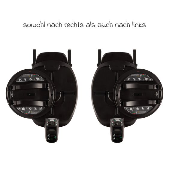 Nuna Babyschale ARRA flex i-Size inkl. Base Curv ab Geburt bis 13 kg (40 cm - 87 cm) Liegeposition 157° , Sitzverkleinerer, Sonnenverdeck, Polsterschutz, Spieltier - Thunder