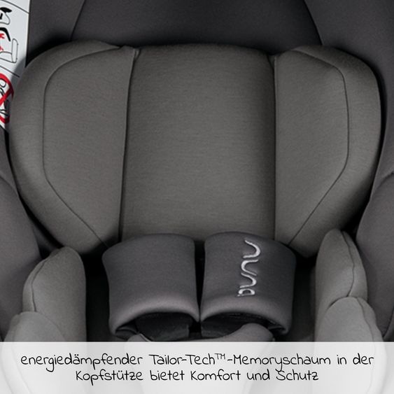 Nuna Seggiolino auto ARRA next dalla nascita fino a 13 kg (40 cm - 85 cm) con riduttore di seduta e capottina solo 3,5 kg - Granito