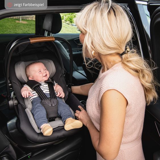 Nuna Seggiolino auto ARRA next dalla nascita fino a 13 kg (40 cm - 85 cm) con riduttore di seduta e capottina solo 3,5 kg - Granito