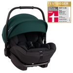 Babyschale ARRA next ab Geburt bis 13 kg (40 cm - 85 cm) inkl. Sitzverkleinerer & Sonnenverdeck nur 3,5 kg - Lagoon
