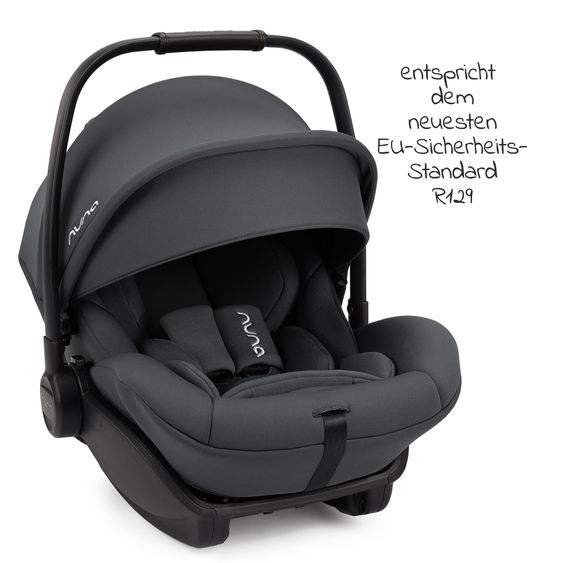 Nuna Babyschale ARRA next ab Geburt bis 13 kg (40 cm - 85 cm) inkl. Sitzverkleinerer & Sonnenverdeck nur 3,5 kg - Ocean