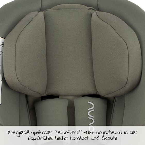 Nuna ARRA next infant car seat from birth up to 13 kg (40 cm - 85 cm) incl. seat reducer & sun canopy only 3.5 kg - Pine