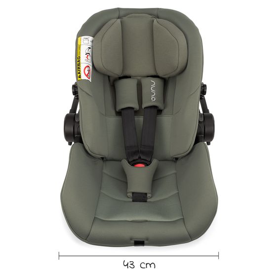 Nuna ARRA next infant car seat from birth up to 13 kg (40 cm - 85 cm) incl. seat reducer & sun canopy only 3.5 kg - Pine